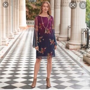 Sundance Catalog | ‘Vandenberg’ Floral Sheer Ombré Dress